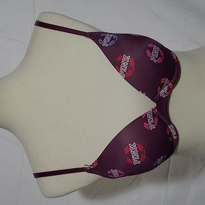 Pink Victoria's secret push-up bra 32D